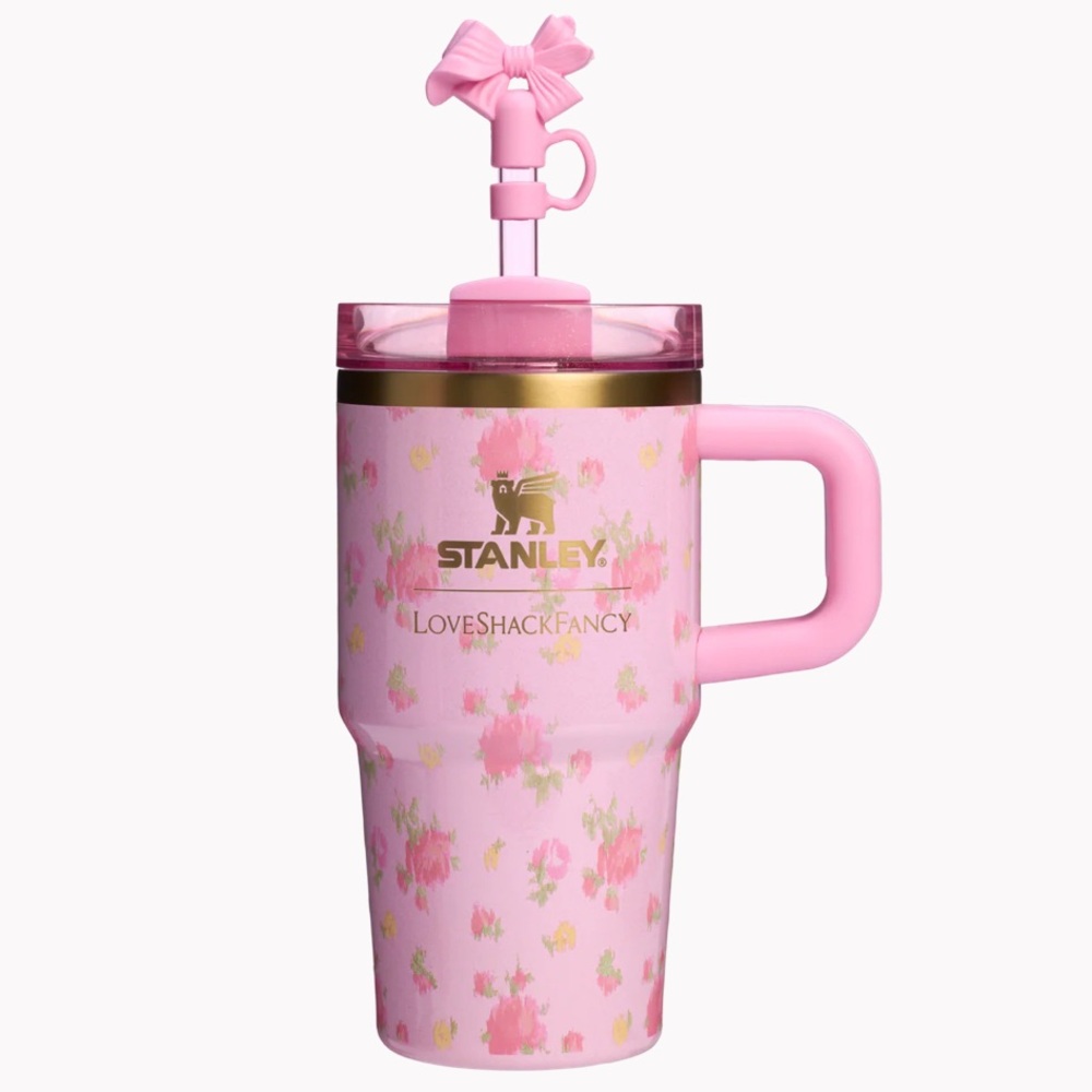 STANLEY LOVESHACKFANCY QUENCHER TUMBLER WITH HANDLE 20 OZ Ibiza Sunset NEW